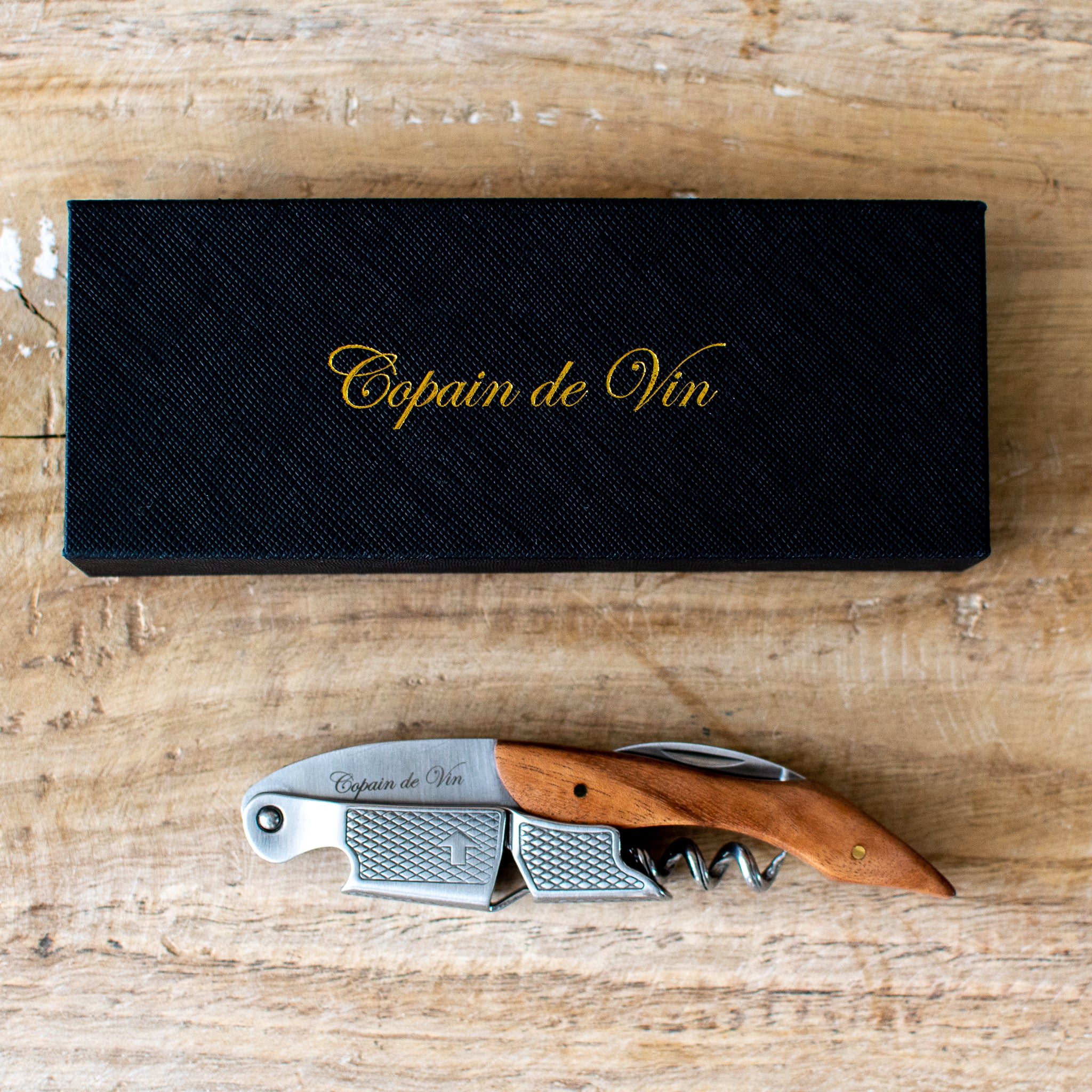 Premium-Korkenzieher aus Palisander – von Copain de Vin™ 